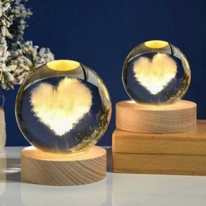 گوی کریستال شبخواب قطر ۶ سانت
